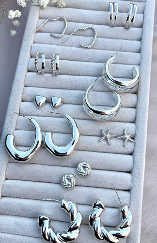 پک گوشواره ۹ جفتی سیلور